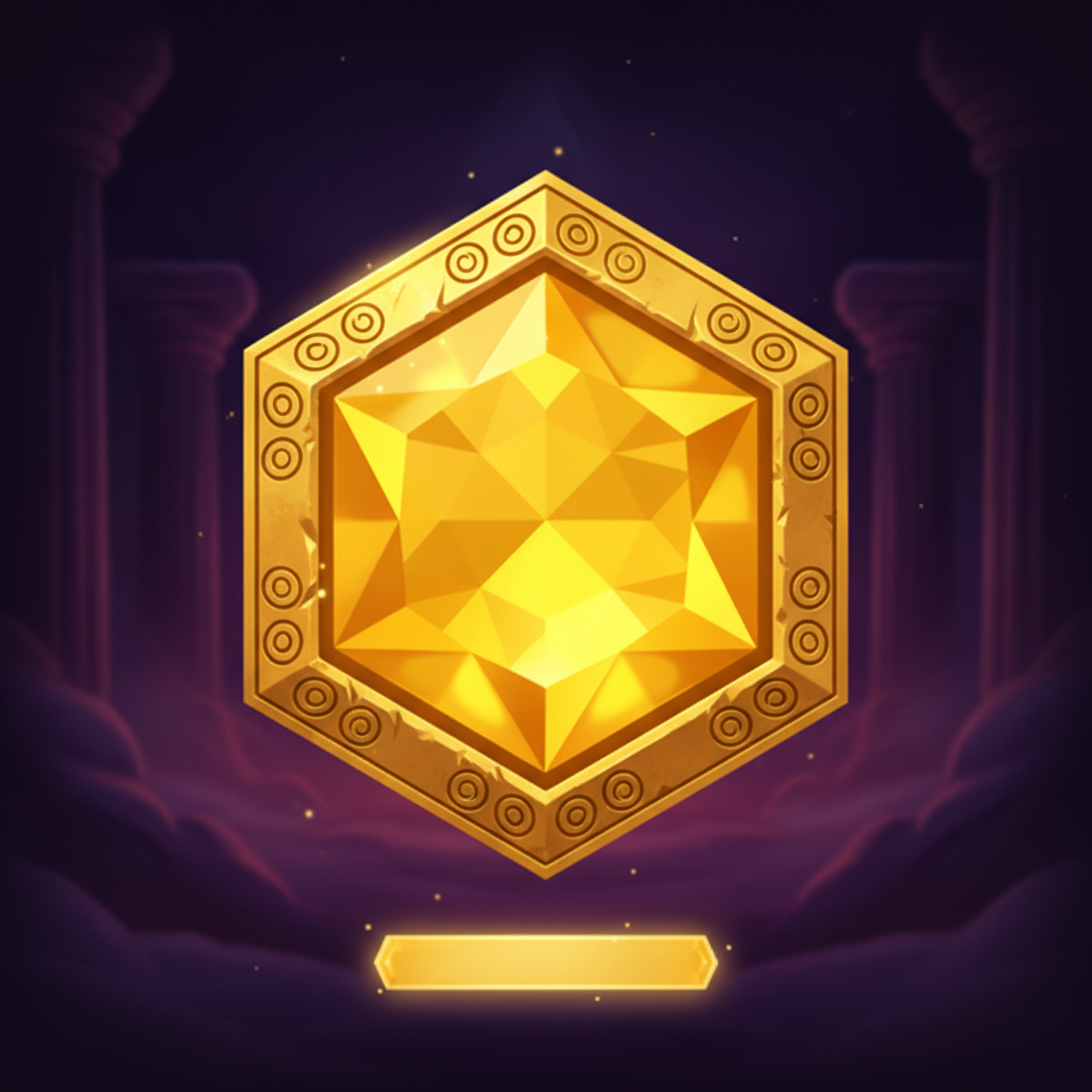 Gelber Edelstein in Gates of Olympus — zahlt 10x maximum