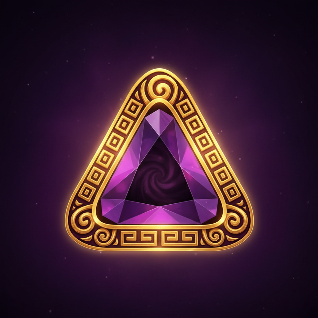 Violetter Edelstein in Gates of Olympus — zahlt 16x maximum